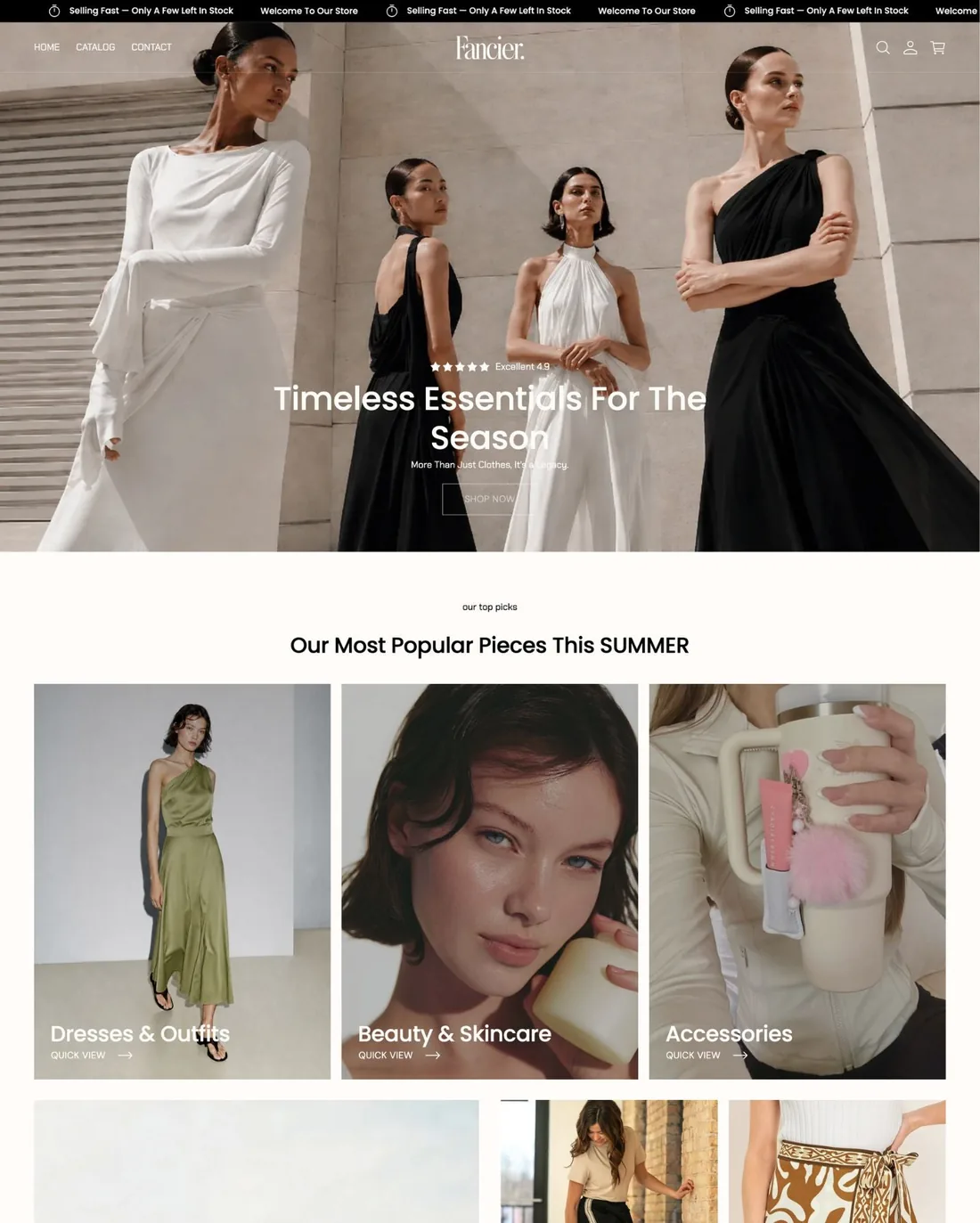Fancier. homepage