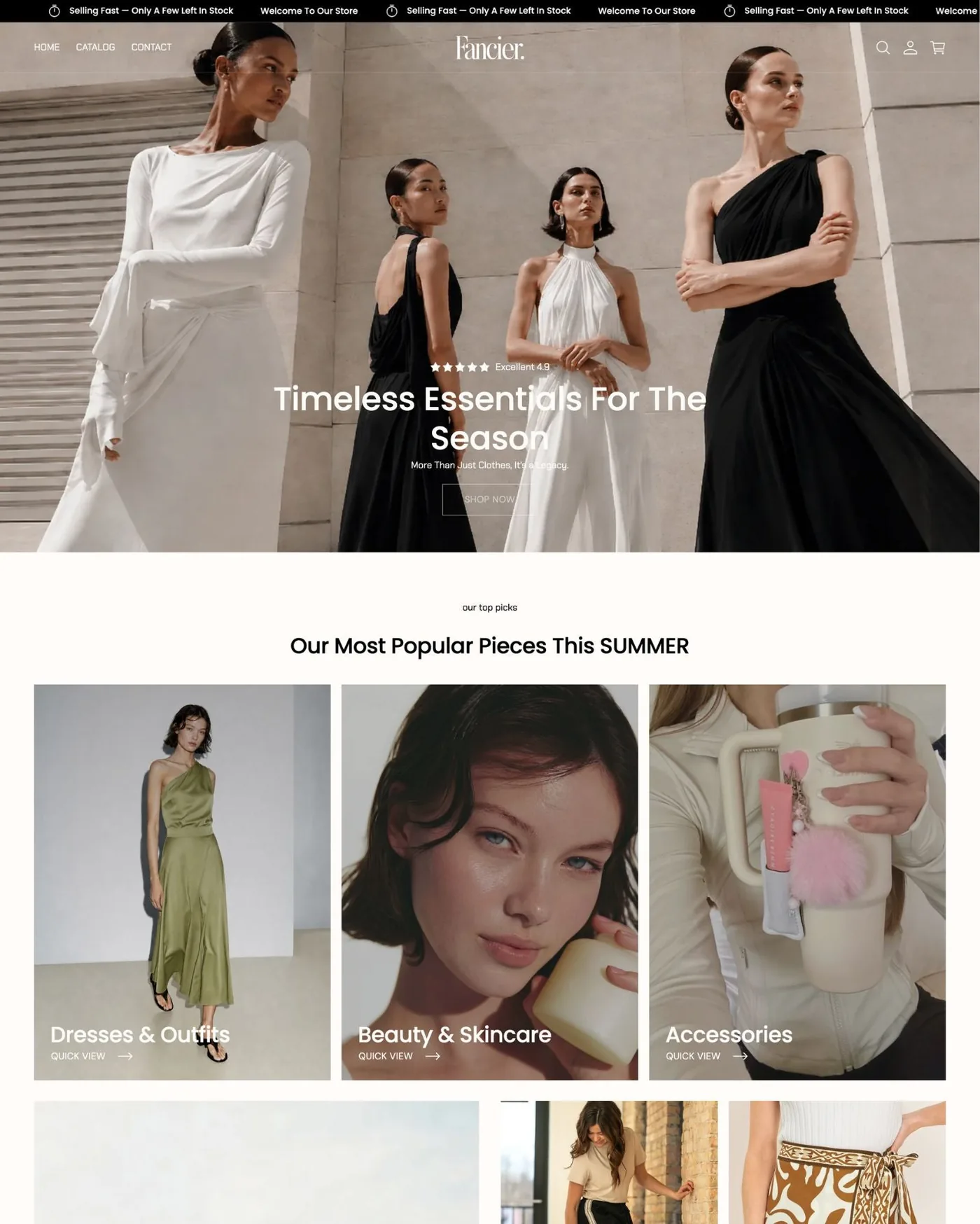 Fancier. homepage
